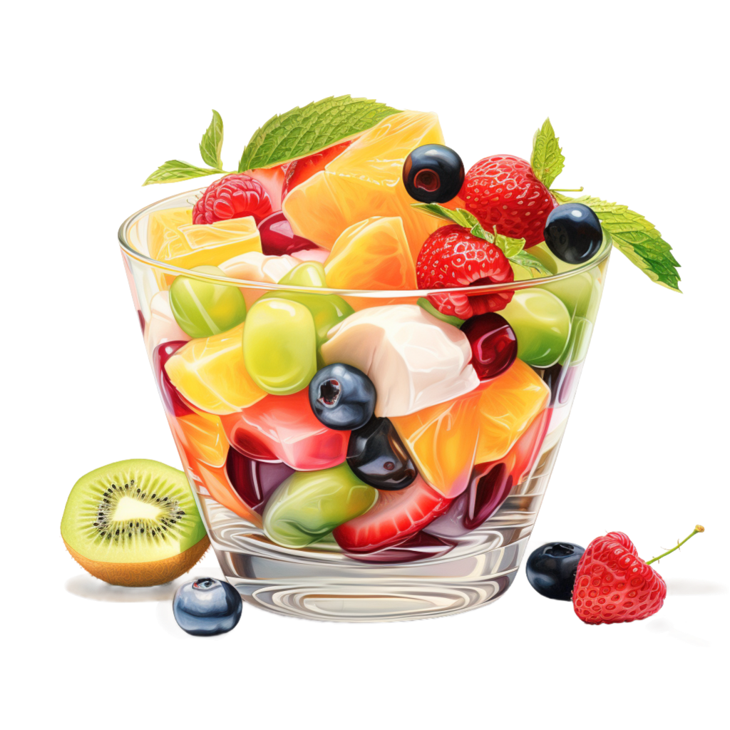 Sweet fruits collection: Fruit cocktail