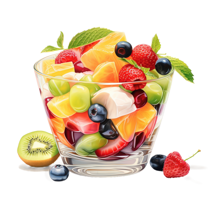 Sweet fruits collection: Fruit cocktail