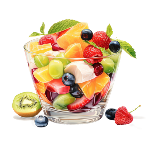 Sweet fruits collection: Fruit cocktail