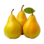 Sweet fruits collection: Three pears