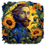 Van Gogh's Persona Style flowery design