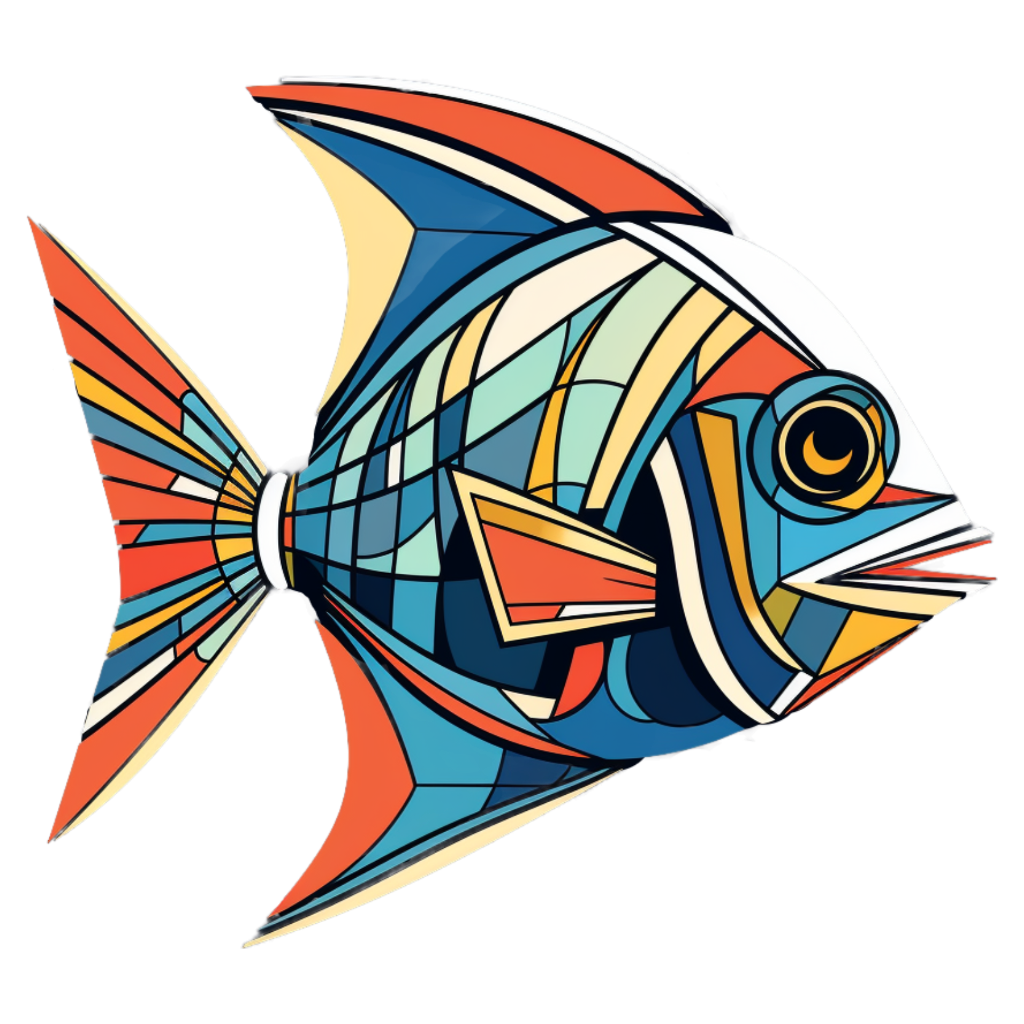 Fishy art collection: Graphical art fish