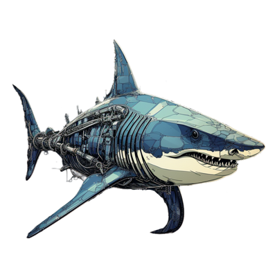 Fishy art collection: Roboshark