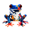 Super frogs collection: Graphical dart frog