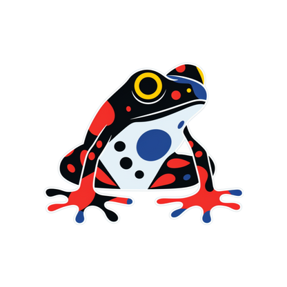 Super frogs collection: Funny graphical dart frog