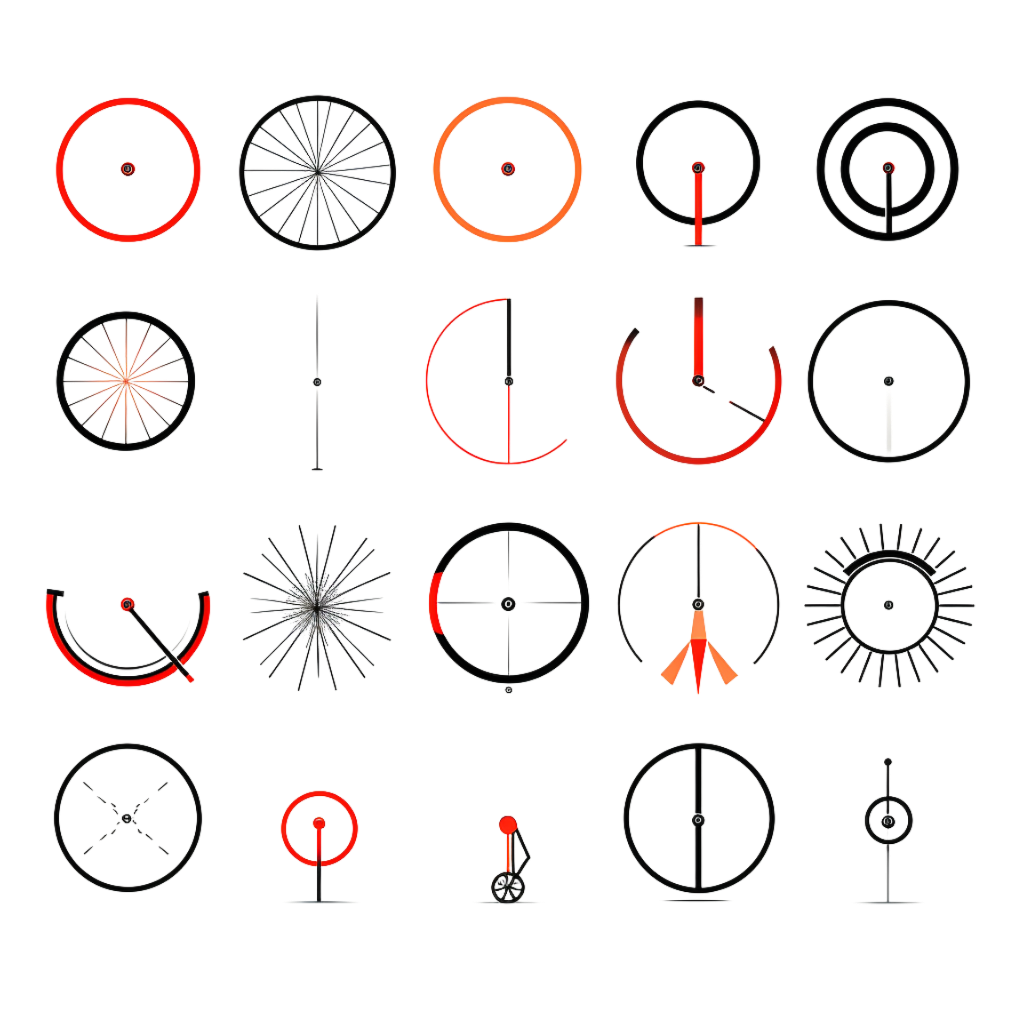 Graphical art collection: Evolution of wheel