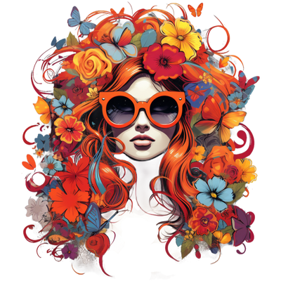 Flower power: Ginger Girl in Flowers