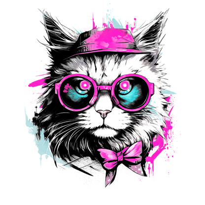 Beloved cat collection: Funky Cat in Pink