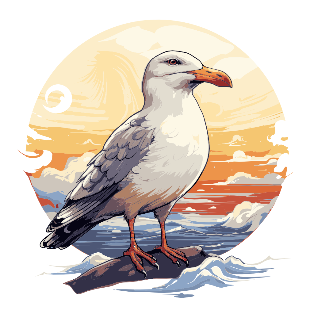 Power of birds: Seagull