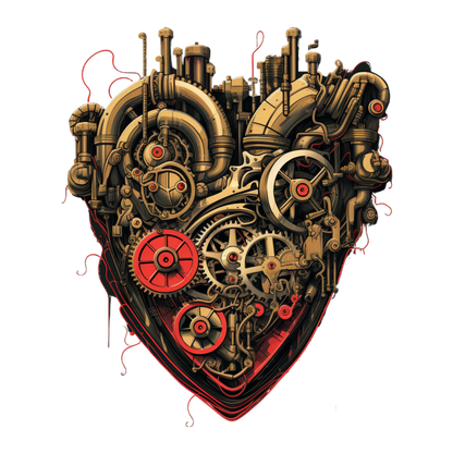 Hearts collection: Steam punk style mechanical heart