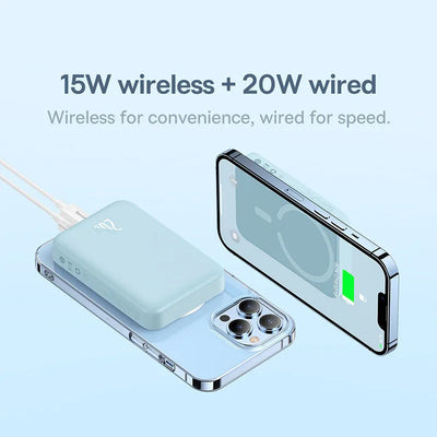 Magnetic Power Bank with Stand and Fast Charging