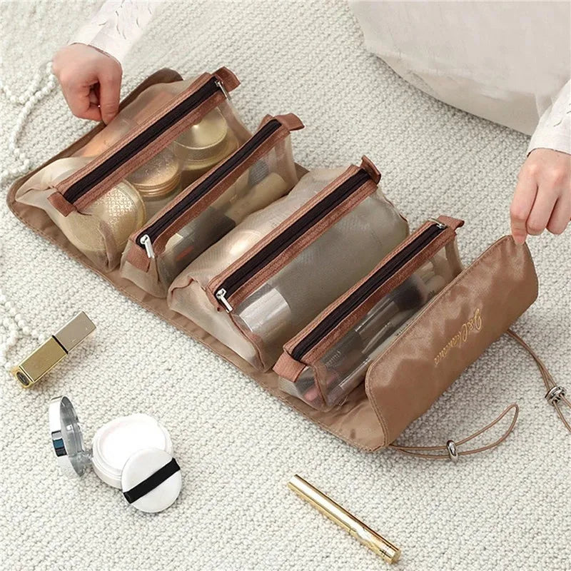 4Pcs in 1 Portable Cosmetic Travel Bag