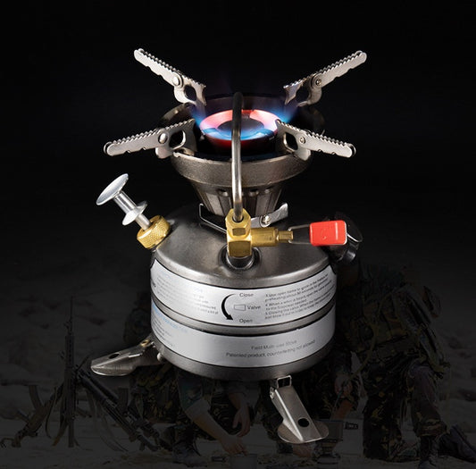 Field Diesel Oil Camping Integrated Fierce Fire Gasoline Stove Oilstove Mountaineering Team Outdoor Stove Cookware