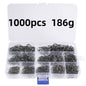 Fishing Tackle Set With Barbed Hooks