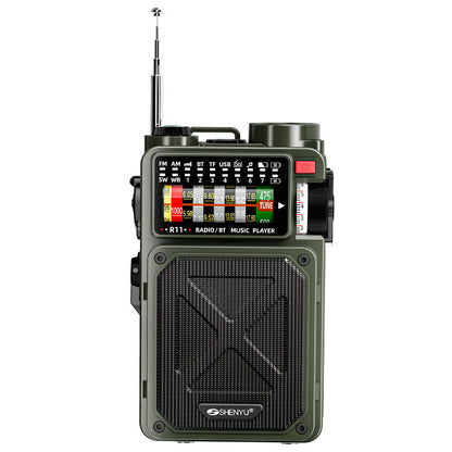 R11 Radio Emergency Hand Power Generation Solar Charging Wireless