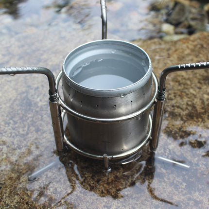 Camping Picnic Stove Outdoor Stainless Steel Liquid Alcohol Stove
