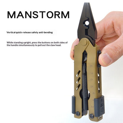 Multi-Functional Telescopic Pliers Outdoor Emergency Portable Needle-Nose Plier Set