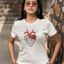 Hearts collection: Line Art Heart Triangular Design