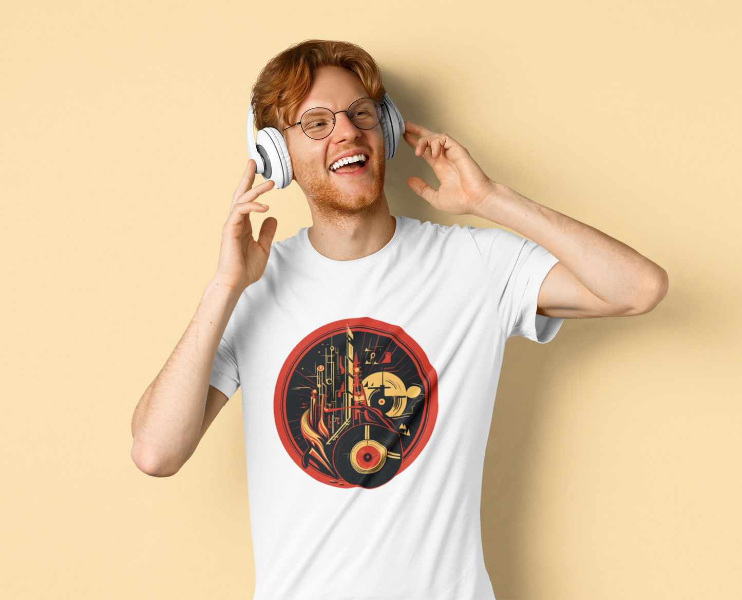 Love to music collection: Old vinyl graphic art