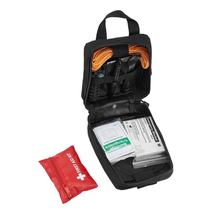 Survival First Aid Kit 250 Pieces Emergency Medical Trauma Bag For Camping Home