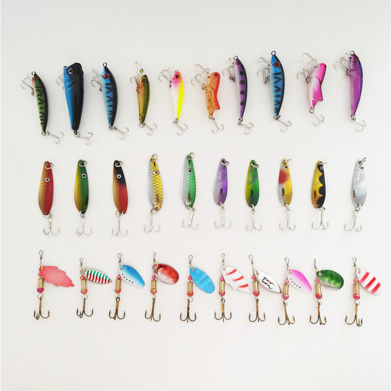 30 Kcal Set Fishing Gear Sequins Fake Lure
