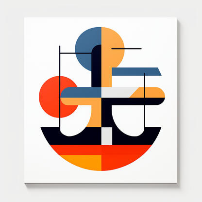 Maritime art collection: Abstract Sea anchor DE/UA