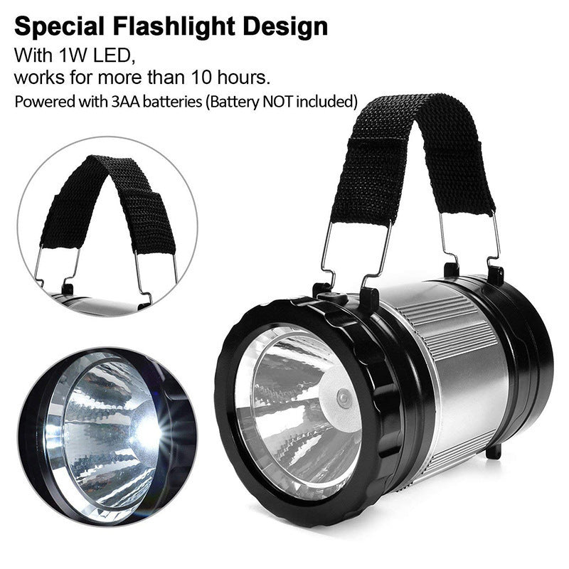 Portable Emergency Camp Portable Tent Light COB 1 Flashlight