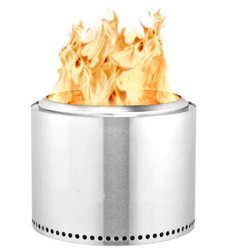 Outdoor Camping Firewood Stove Integrated Stainless Steel