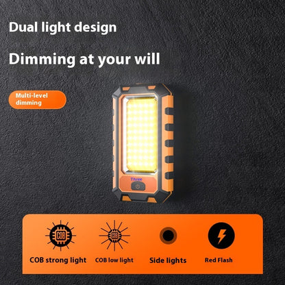 Multifunctional Work Light Far And Near Double Light Emergency Outdoor Lighting Magnetic Suction