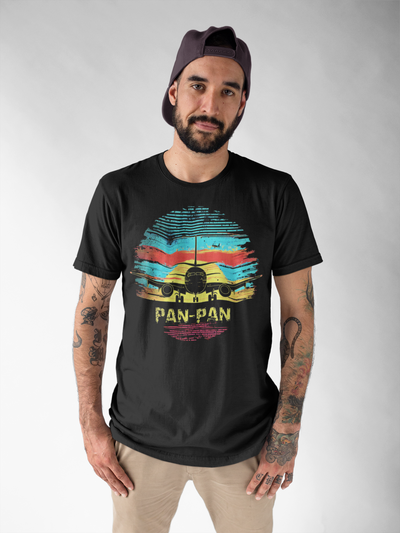 "Pan-Pan Aviation Emergency Callout" Graphic T-shirt