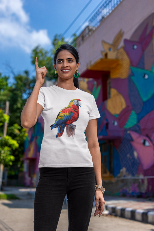 Colorful Ara Parrot T-shirt