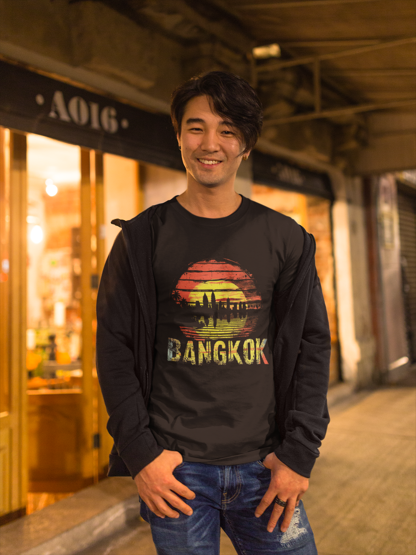 Bangkok Sunset T-Shirt – Celebrate Thailand’s Top Tourist Destination in Style!