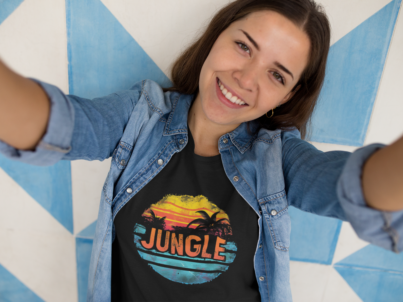 Jungle Sunset T-shirt – Wild Destination Graphic Tee