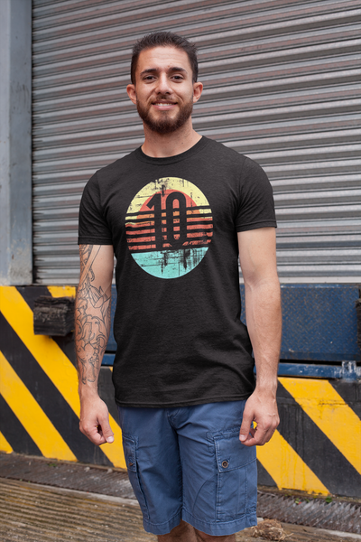 "Number 10 Sunset T-Shirt – Premium Cotton Tee with Vibrant Sunset Graphic, Casual & Stylish Wear"