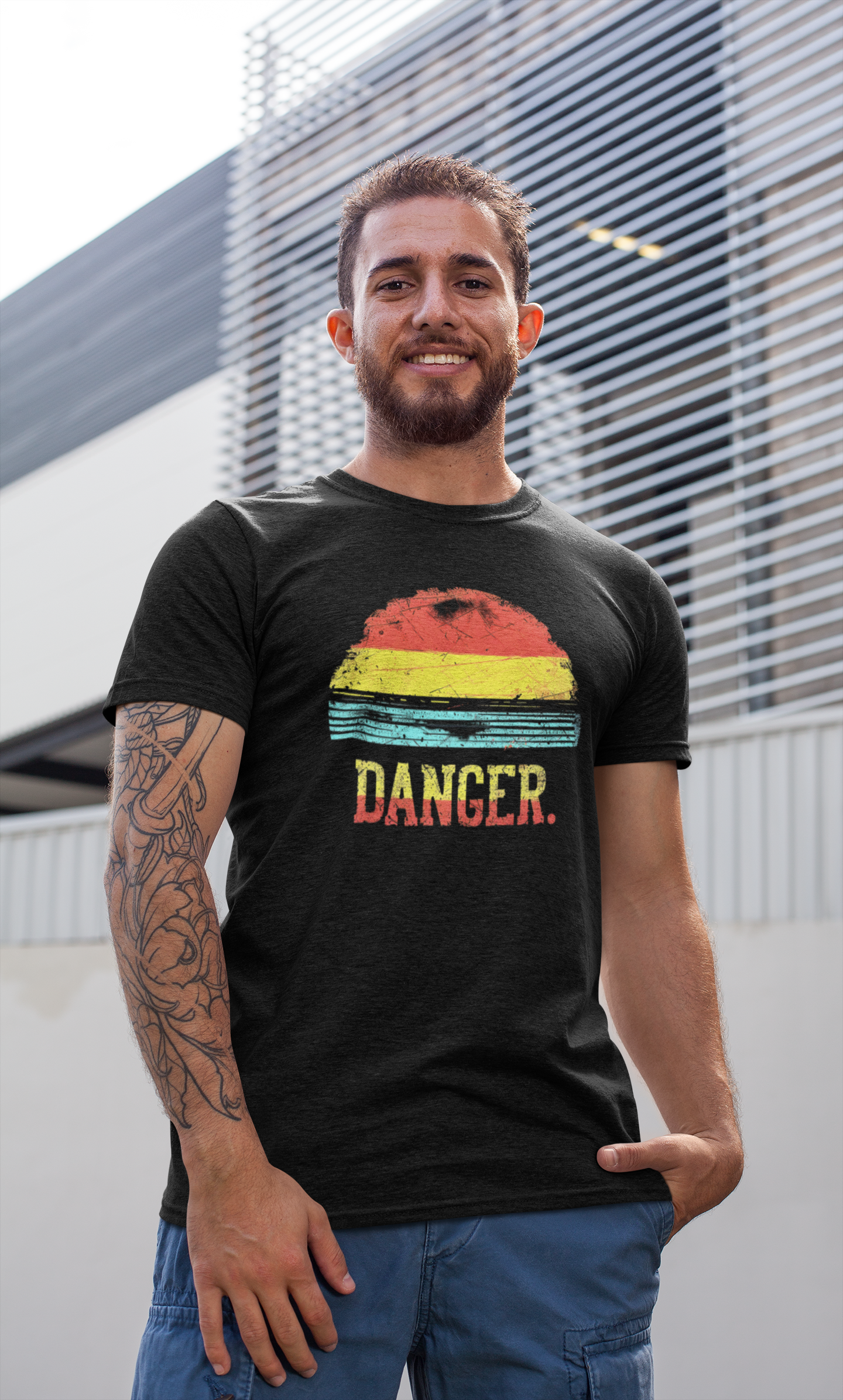 SUNSET DANGER T-Shirt – Embrace the Thrill of the Horizon