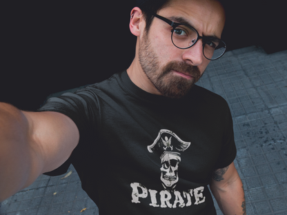 "Skull Captain Pirate" Maritime T-Shirt