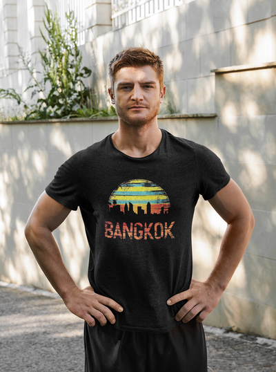 Bangkok Sunset T-Shirt – Embrace the Vibrant Beauty of Thailand’s Capital!