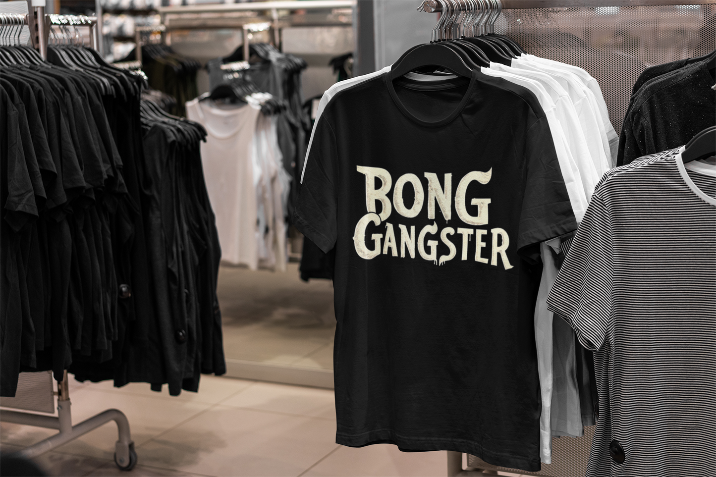 "Bong Gangster" Adult T-Shirt Design