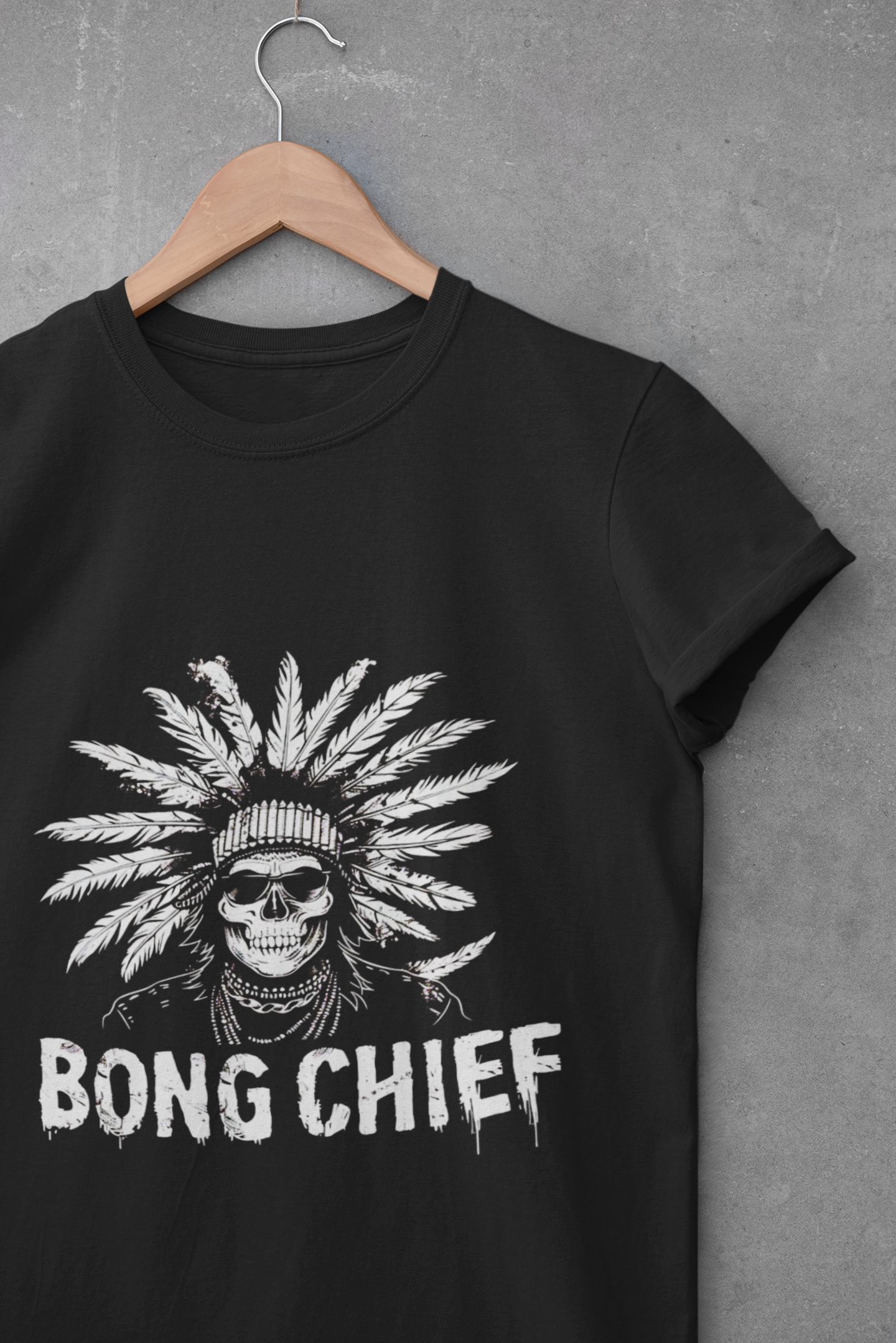 "Bong Chief" 420 Friendly Adult T-Shirt Design