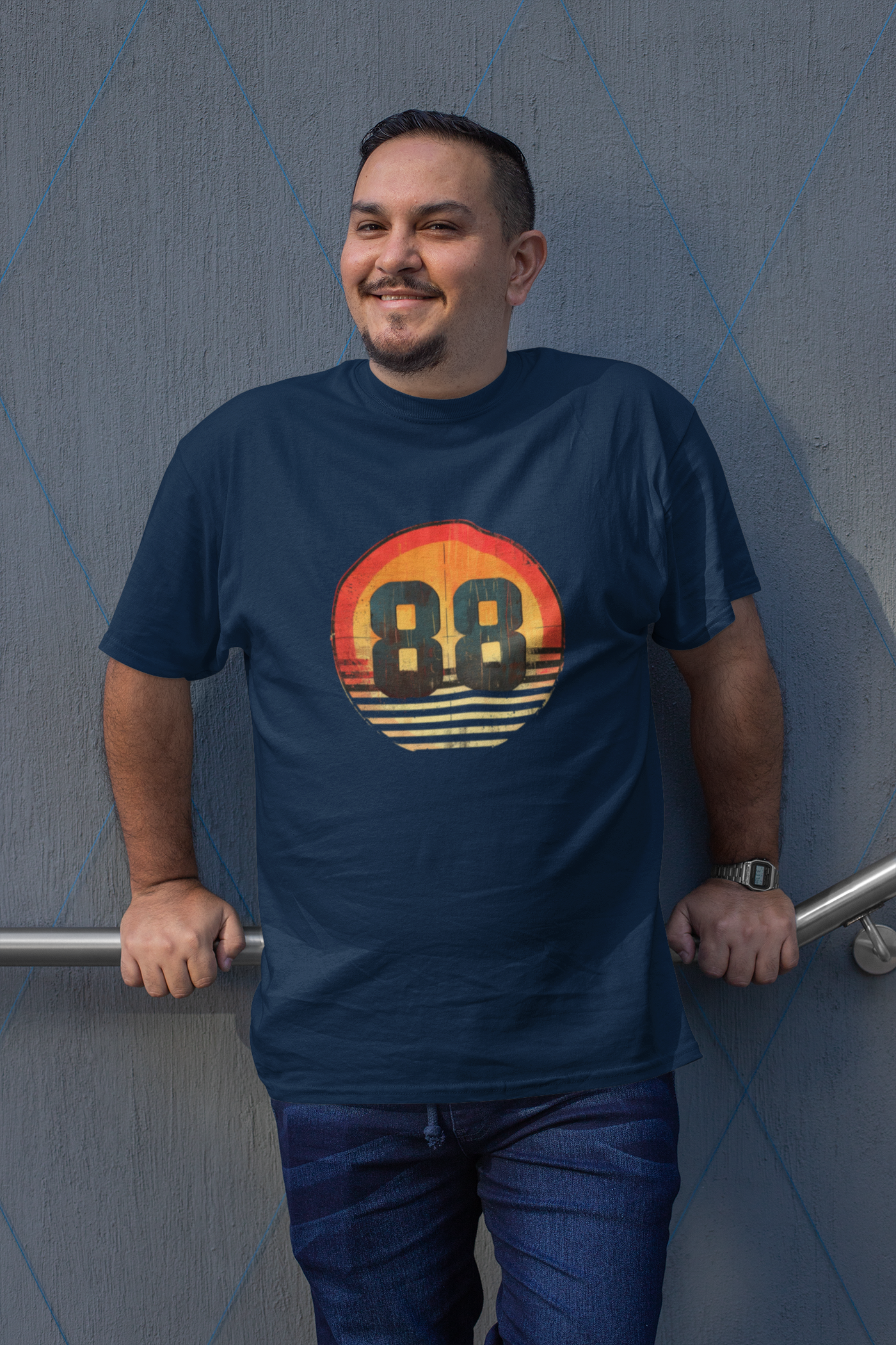 Dark "88" Number T-shirt design