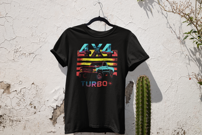 "4x4 Turbo Offroad T-Shirt Collection – Power-Packed Gear for Off-Road Warriors"