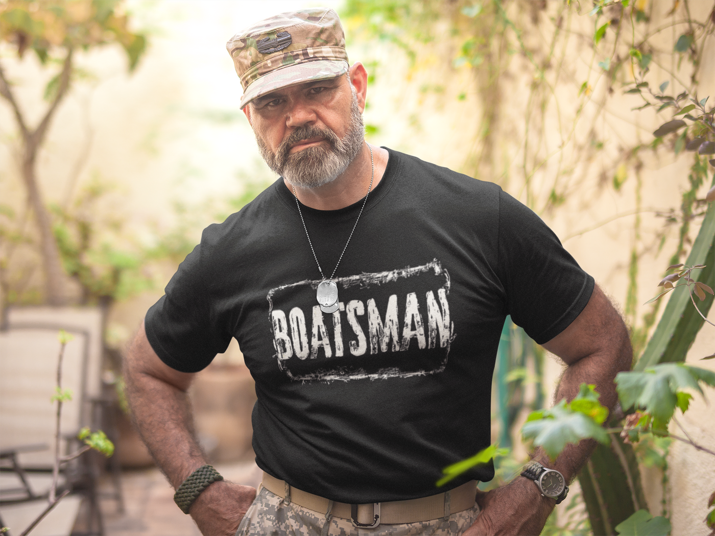 "BOATSMAN" Maritime T-Shirt Design