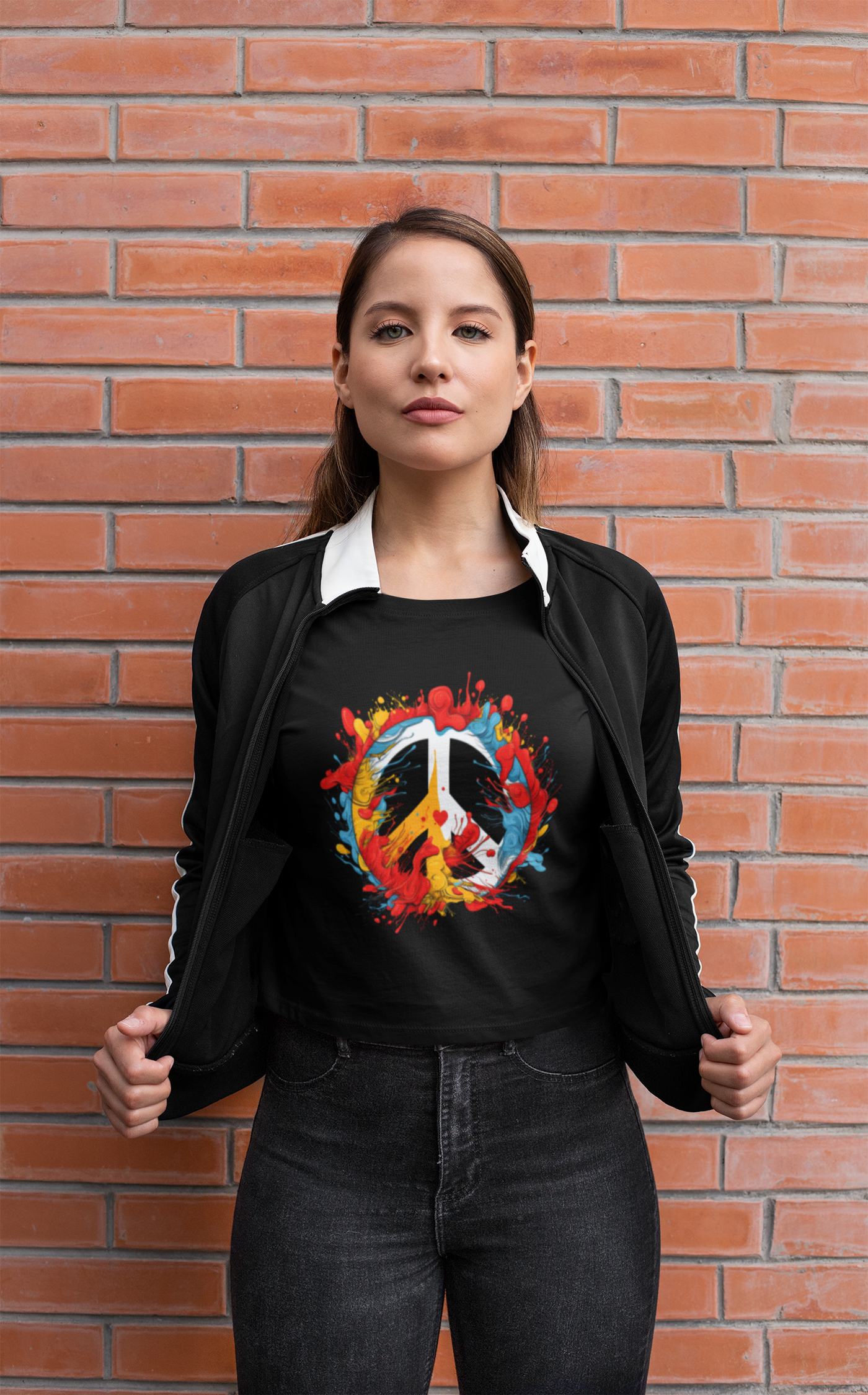 SAY NO TO WAR COLLECTION: PEACE AND LOVE SYMBOL IN COLOR