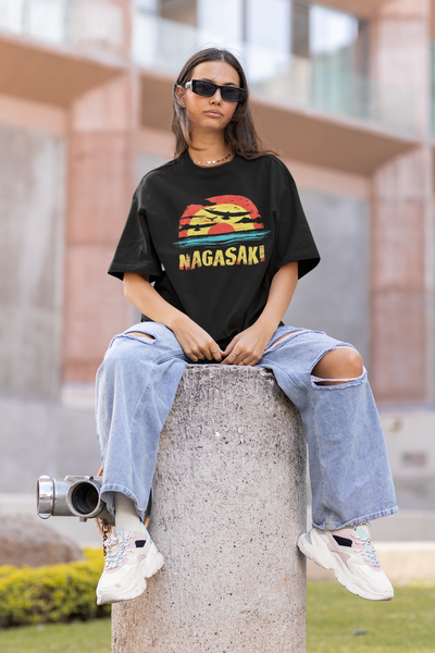 Nagasaki Sunset T-shirt – Cool Japanese Destination Graphic Tee