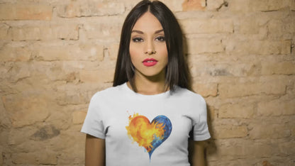 Hearts collection: Heart of Ukraine Flag Colors