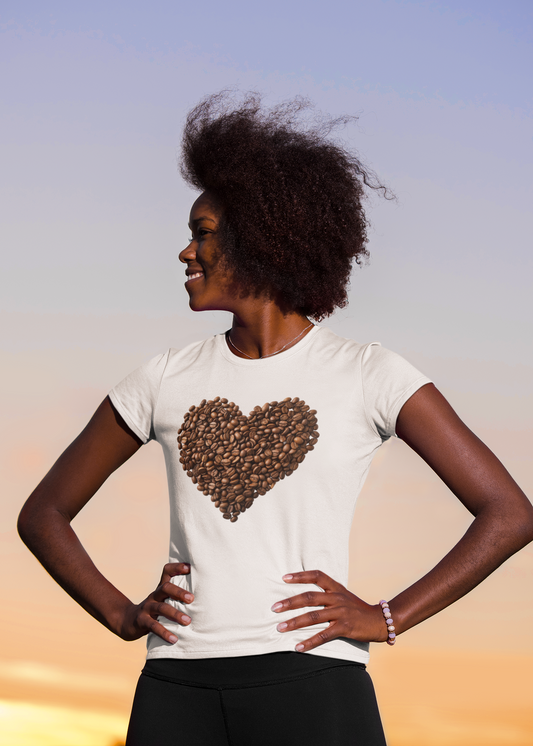 Love to Coffee Heart Design