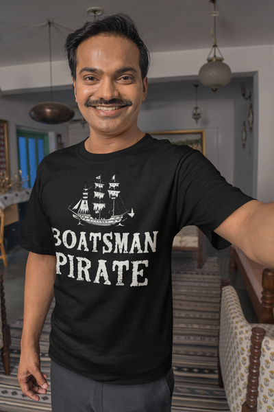 "Sails Ship Boatsman Pirate" Maritime T-Shirt