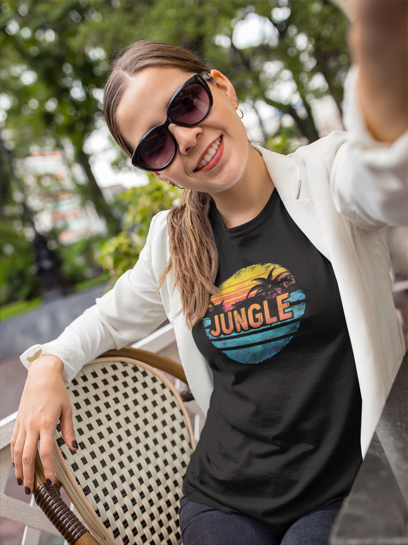 Jungle Sunset T-shirt – Wild Destination Graphic Tee