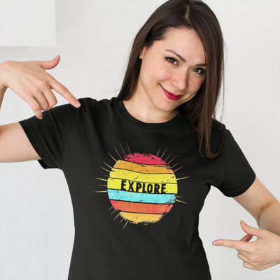 "Explore Adventure T-Shirt - Outdoor Travel, Wanderlust Graphic Tee"