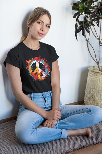 SAY NO TO WAR COLLECTION: PEACE AND LOVE SYMBOL IN COLOR